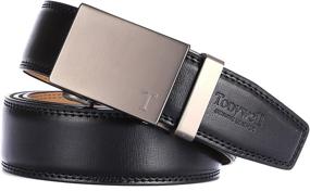 img 3 attached to Tonywell Authentic Leather Ratchet Automatic Men's Belt Collection