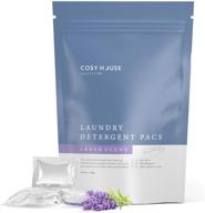 cosy house collection laundry detergent pacs - gentle & effective formula - compatible with all machine & fabric types (fresh scent, 30 pacs) logo