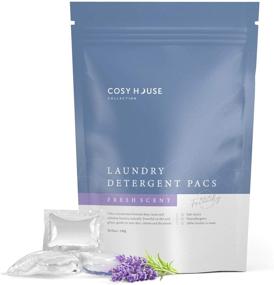 img 4 attached to Cosy House Collection Laundry Detergent Pacs - Gentle & Effective Formula - Compatible with all Machine & Fabric Types (Fresh Scent, 30 Pacs)