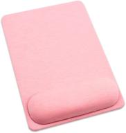 🖱️ senseage enlarge mouse pad with wrist support for comfortable typing and pain relief – perfect for home, office & travel (pink) logo