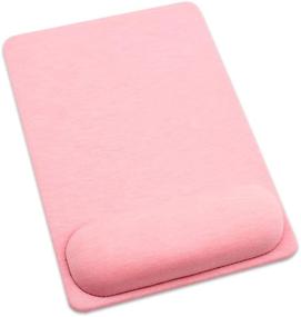 img 4 attached to 🖱️ SenseAGE Enlarge Mouse Pad with Wrist Support for Comfortable Typing and Pain Relief – Perfect for Home, Office & Travel (Pink)