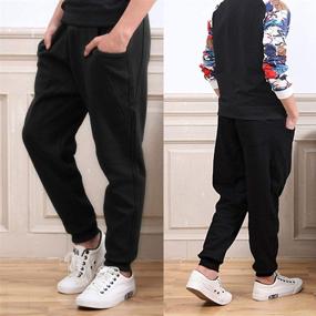 img 1 attached to 👖 NavyBlue 12 Boys' Clothing: AMEBELLE Casual Hiphop Sweatpants 0096 – Stylish Comfort for Young Trendsetters