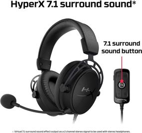 img 3 attached to HyperX Cloud Alpha S - Ultimate PC Gaming Headset: 7.1 Surround Sound, Adjustable Bass, Dual Chamber Drivers & More in Blackout Design