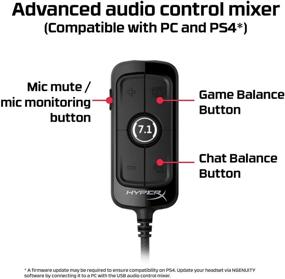 img 2 attached to ГиперX Cloud Alpha S - Ультимативные игровые наушники для ПК: объемный звук 7.1, регулируемые басы, драйверы двойной камеры и многое другое в дизайне Blackout.