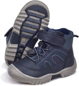 img 2 attached to Hiking Boots Toddler Winter Sports Boys' Shoes for Outdoor