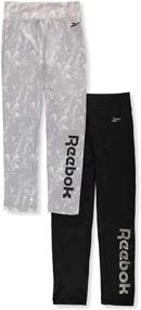 img 1 attached to Леггинсы для девочек Reebok 3633 Персиковый вереск