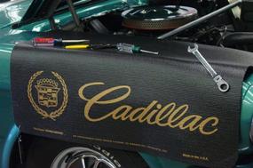 img 2 attached to Превосходная защита: Черное сцепление с логотипом Cadillac Classic от CarBeyondStore обеспечивает безупречное состояние кузова автомобиля