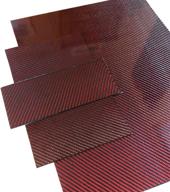 red carbon fiber plate surface logo