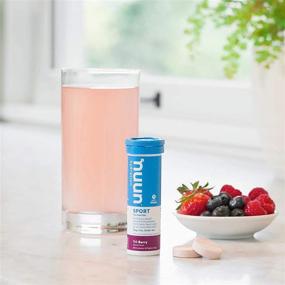 img 1 attached to 💧 Stay Hydrated and Energized with Nuun Active: Tri-Berry Electrolyte Enhanced Drink Tablets (6-Pack of 10 Tablets)