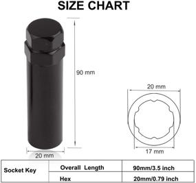 img 3 attached to 🔧 Ключ для гайков MuHize 6-точечный шлицевый - премиум замена головки для гаек с малым диаметром приводного гнезда, совместимый с гайками шестигранной формы 3/4 "(19 мм) и 13/16" (21 мм)