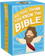 📖 so you think you know the bible: a fun trivia game for families, bible study, and christian gifts logo