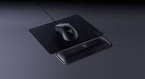 img 1 attached to 🎮 Повысьте ваши игровые возможности с помощью Razer Эргономичный подлокотник для запястия: антискользящая резиновая основа - наклонный наклон - классический черный