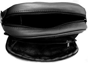 img 1 attached to SILVERFEVER Leather Shoulder Organizer Handbag: The Ultimate Women's Handbag & Wallet Combo in Shoulder Bags