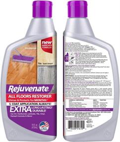 img 1 attached to 🧼 Rejuvenate All Floors Cleaner and Restorer Kit | 32oz Floor Cleaner, 16oz Floor Restorer, 13oz Cabinet & Furniture Restorer | Includes Microfiber Mitt and Bonnet Applicators