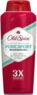 🧴 pack of 2 old spice high endurance pure sport body wash - 18 oz each logo