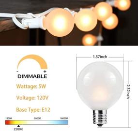 img 3 attached to Outdoor Incandescent 🕯️ Candelabra with Frosted Replacement Option