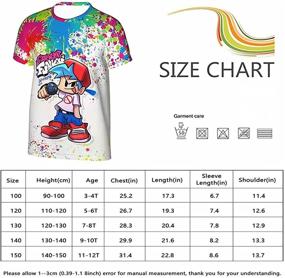 img 3 attached to Fashion T Shirt Shorts Clothes Girls 130 Boys' Clothing : Clothing Sets