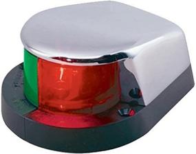 img 1 attached to 🚣 Perko 1310DP0CHR Chrome-Plated Bi-Color Bow Light: Black Polymer Base - 4x3.125x1.875" Height - Shop Now!