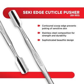 img 3 attached to 🔪 Stainless Steel Cuticle Pusher - Seki Edge SS 303