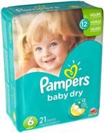 pampers baby dry diapers - size 6 - 21 count - enhanced seo logo