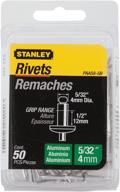 🔩 stanley paa58 5b aluminum rivets: durable inch-sized fastening solution logo