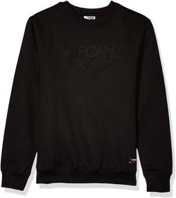 img 3 attached to 🐴 Cozy and Stylish: Pony Boys' Big Fleece Sweatshirt for Ultimate Comfort