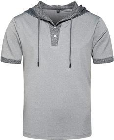 img 4 attached to 👕 Men's Clothing: Fashionable Athletic Hoodies, Pullover T-Shirts