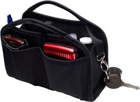 img 3 attached to 👜 Black HannahDirect Easy Purse Organizer