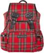 lost queen kenneth tartan backpack logo