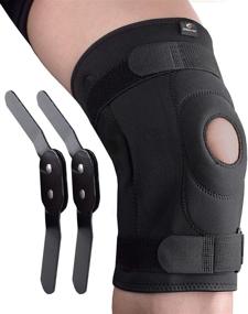 img 4 attached to 🏋️ Sportout Knee Brace Support with Removable Aluminum Hinges - Ideal for Meniscus Tear, ACL, Strains, Knee Pain, Arthritis - for Men & Women (XL)