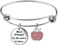 👭 stylish cuff bangle: the perfect jewelry gift for best friends - sisters we choose logo