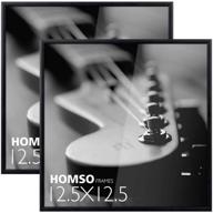 homso black frames display covers logo