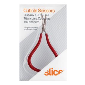 img 3 attached to 🔪 Slice 10440 Precision Scissors: Narrow Tip, Spring Action Handles | Arthritic Hands, Red, 6 Pack