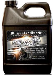 img 4 attached to Milwaukee Muscle Premium Car Wash - Reveal the Power: 50 Fl Oz of Professional Ceramic Car Wash Soap for Auto, Cars, Motorcycles, RV's, and Boats - pH Neutral Formula for Exquisite Shine and Paint Rejuvenation