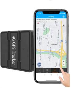 img 4 attached to 🚗 Реальное время 4G GPS трекер для транспортных средств - Портативное магнитное устройство слежения за автомобилем с долговечной батареей: без ежемесячной платы, скрытое, определитель местоположения - Идеально подходит для мониторинга активов, прицепов, мотоциклов, грузовиков и флота