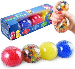 img 4 attached to Durable Squishy Stress Relief Toys for Kids: KELZ KIDZ Novelty & Gag Collection