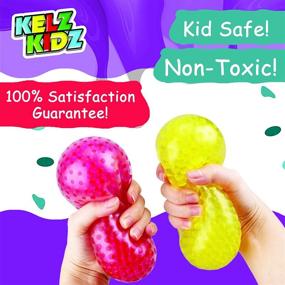 img 3 attached to Durable Squishy Stress Relief Toys for Kids: KELZ KIDZ Novelty & Gag Collection