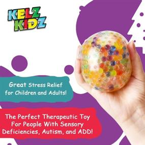 img 2 attached to Durable Squishy Stress Relief Toys for Kids: KELZ KIDZ Novelty & Gag Collection