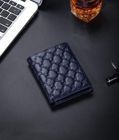 img 3 attached to 👝 BULLCAPTAIN V204: Stylish Genuine Leather RFID Blocking Wallet