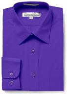 giovanni uomo traditional solid purple men's clothing logo