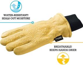 img 2 attached to Ultimate Protection: Wells Lamont 1202L Water Resistant Insulated Gloves