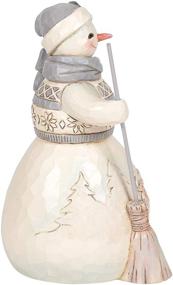 img 1 attached to Enesco Heartwood Woodland Snowman Figurine