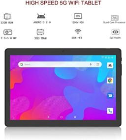 img 3 attached to 📱 10-Inch Android 10.0 Tablet, Octa-Core Processor, 3GB RAM 32GB Storage, 1920x1200 HD Display, 5G WiFi, USB Type C Port, Bluetooth, Blue Light Filter, Black