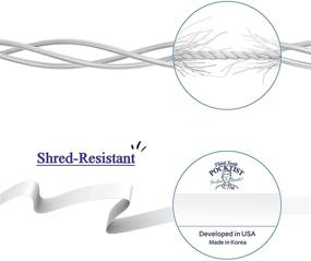 img 1 attached to 🦷 Pocktist Flat Dental Floss: Wide Surface for Effective Cleaning, Shred-Resistant & Chemical-Free - 30 Yards (Pack of 4)