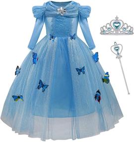 img 4 attached to 👸 Princess Butterfly Costume for Halloween and Christmas