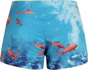 img 3 attached to SSLR Womens Hawaiian Tropical Trunks - Fashionable Women's Clothing