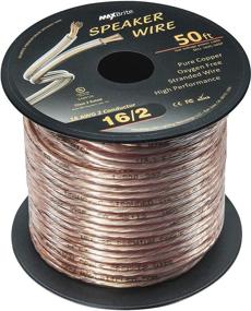 img 3 attached to 🔊 Ultimate Audio Experience: High Performance 16 Gauge Speaker Wire – Oxygen Free Pure Copper; UL Listed Class 2 (50 Feet Spool)