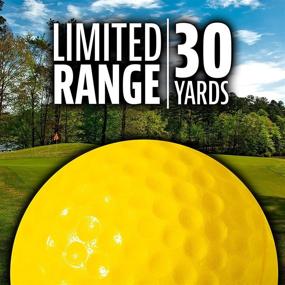 img 2 attached to Franklin Sports Official Size Golf Balls - Indoor/Outdoor Golf Training 🏌️ - Restricted Flight Balls for Practice - 12 Pack - Backyard Training