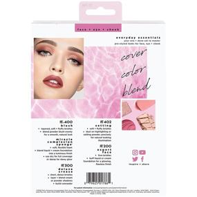 img 3 attached to 💄 Enhance Your Beauty with Real Techniques' 5-Piece Makeup Brush Set and Sponge Blender: Ideal for Eyeshadow, Foundation, Blush, and Concealer