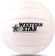 🏐 western star volleyball - official size - ultra-soft-touch ball - suitable for indoor, outdoor, and beach play - enhance your game with durable construction - classic white volleyball логотип